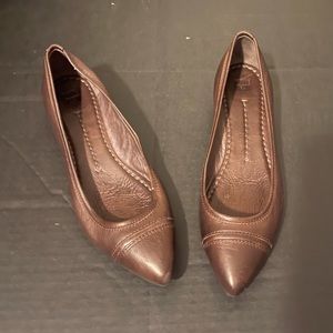 Frye leather flats